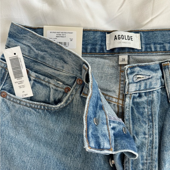 AGOLDE 90s Pinch Waist High Rise Straight Jean - Picture 2 of 7